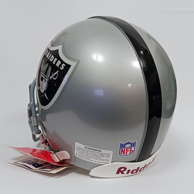Vintage NOS Oakland Los Angeles Raiders Riddell VSR4 Pro Line Football Helmet b
