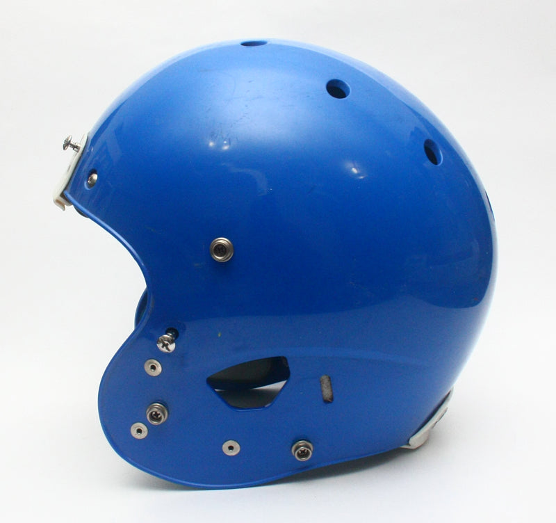 Game Used Schutt Air XP Pro VTD Adult Football Helmet Size Large - Blue