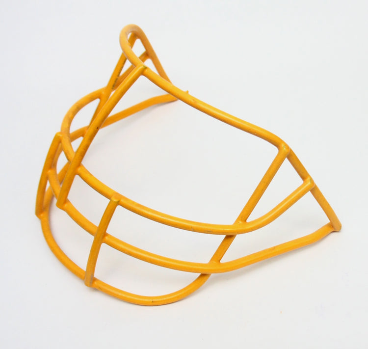 Rare Vintage Riddell NJOP Football Helmet Facemask - Yellow Gold