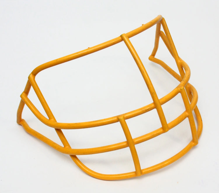 Rare Vintage Riddell NJOP Football Helmet Facemask - Yellow Gold