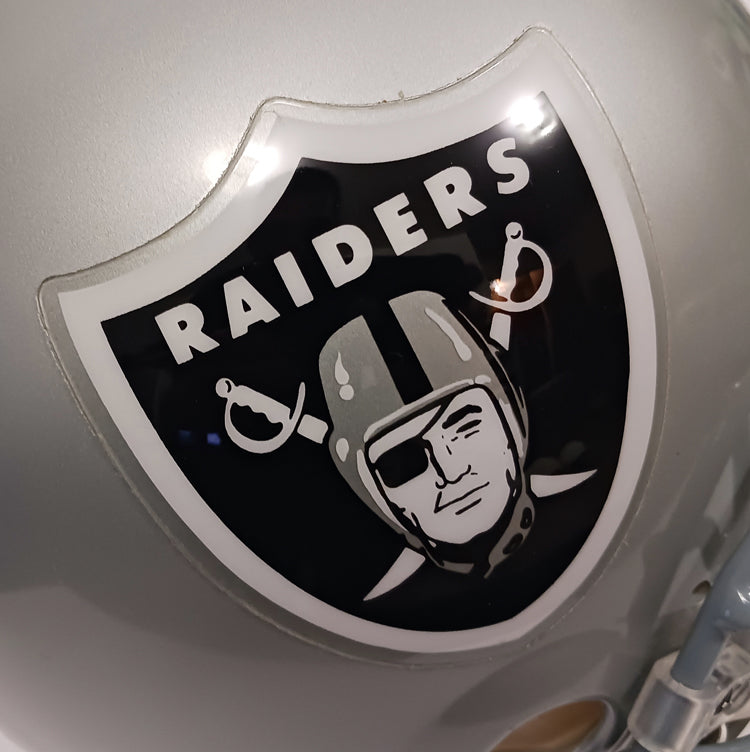 Vintage NOS Oakland Los Angeles Raiders Riddell VSR4 Pro Line Football Helmet b