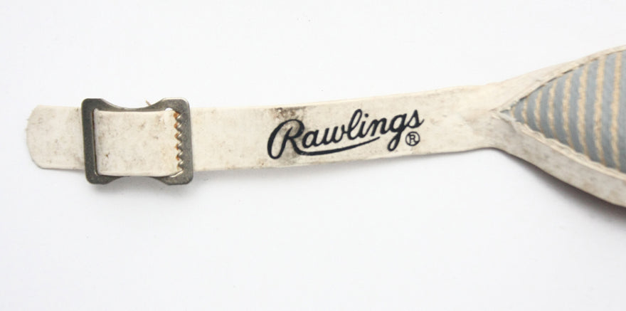 Rare Vintage 1960s70s Game Used Rawlings Two Point Football Helmet Chinstrap