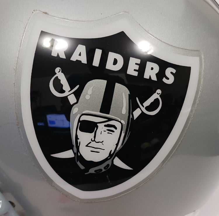 Vintage NOS Oakland Los Angeles Raiders Riddell VSR4 Pro Line Football Helmet b