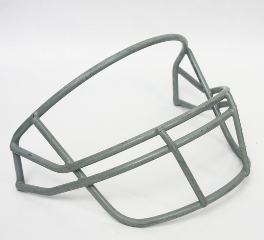 Game used Vintage 1990s Schutt OPO Jr. Pro Football Helmet Facemask - Grey a