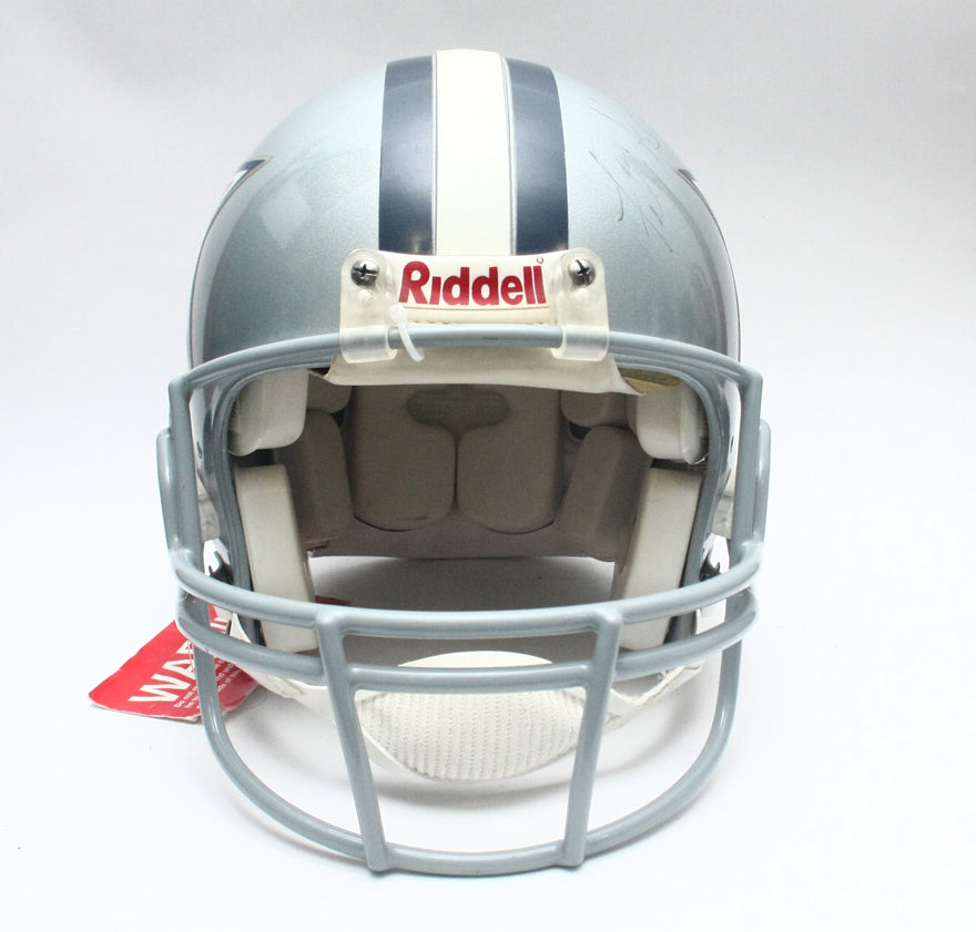 Vintage NOS Dallas Cowboys Riddell VSR4 Pro Line Large Football Helmet Signed