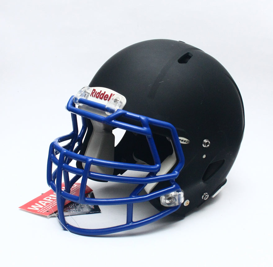 NOS 2013 Riddell Speed Classic Football Helmet - Adult Extra Large - Matte Black