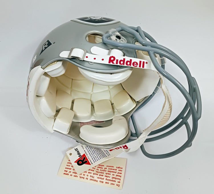 Vintage NOS Oakland Los Angeles Raiders Riddell VSR4 Pro Line Football Helmet b