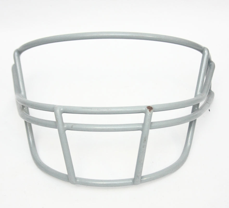 Game used Vintage 2000s Schutt OPO Jr. Pro Football Helmet Facemask - Grey