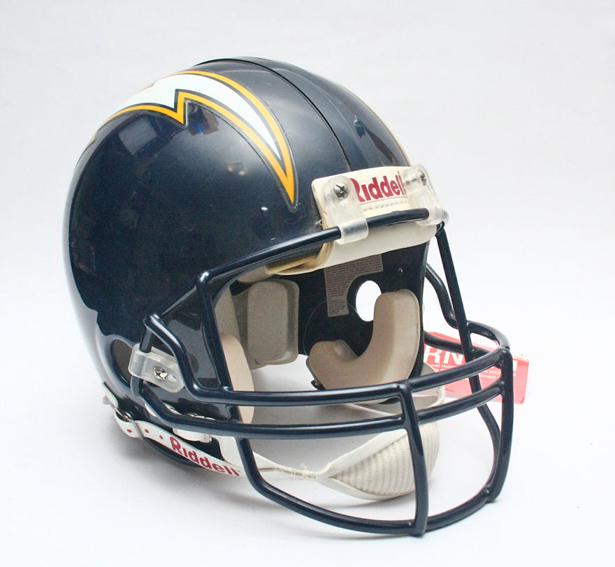 Vintage NOS San Diego Chargers Signed Riddell VSR4 Pro Line Football Helmet