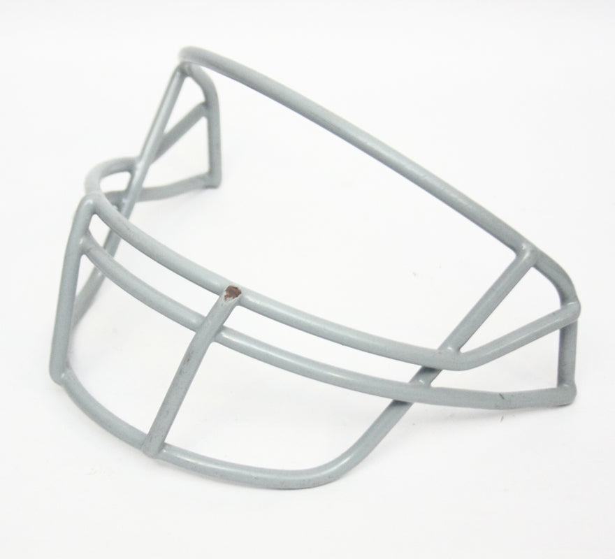 Game used Vintage 2000s Schutt OPO Jr. Pro Football Helmet Facemask - Grey