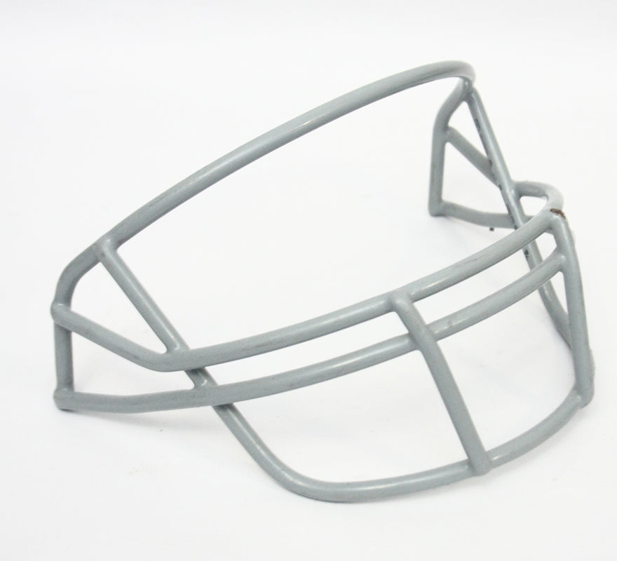 Game used Vintage 2000s Schutt OPO Jr. Pro Football Helmet Facemask - Grey