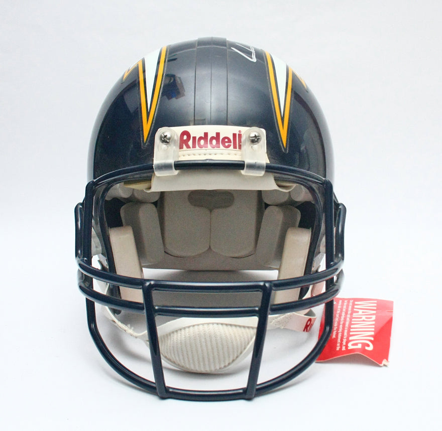 Vintage NOS San Diego Chargers Signed Riddell VSR4 Pro Line Football Helmet