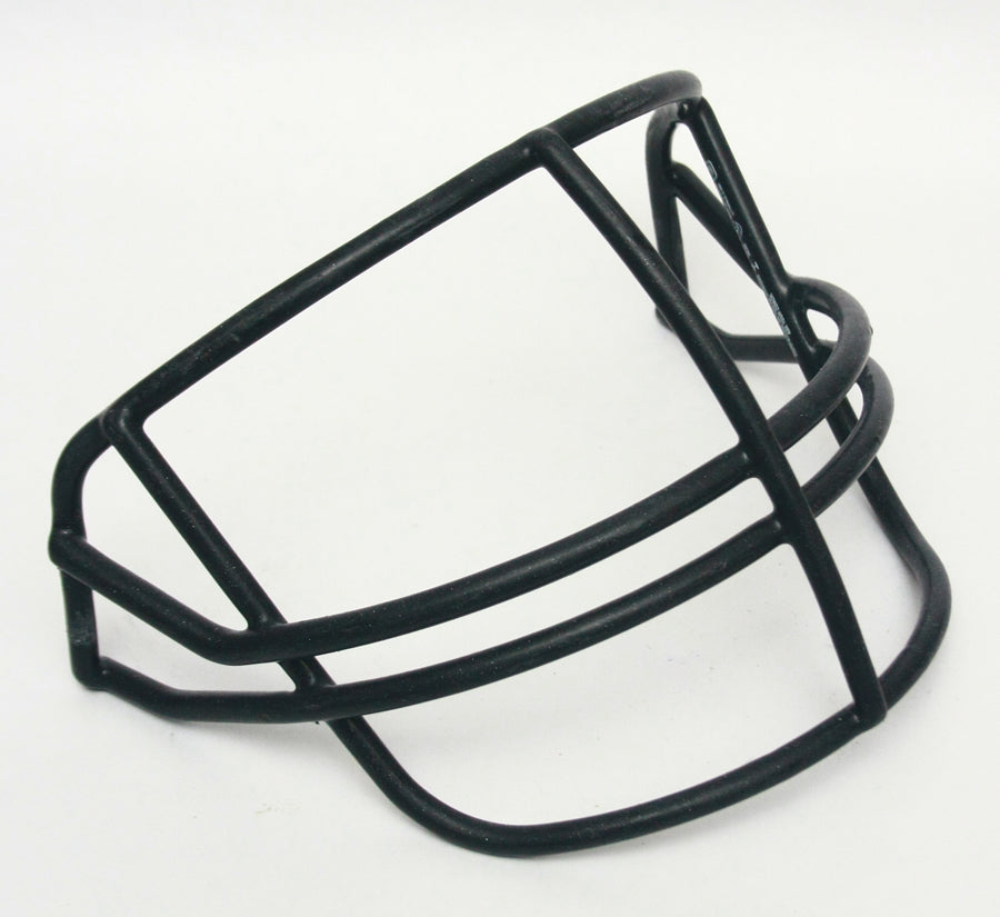 Game Used Vintage Schutt NOPO Football Helmet Facemask - Black - HJE