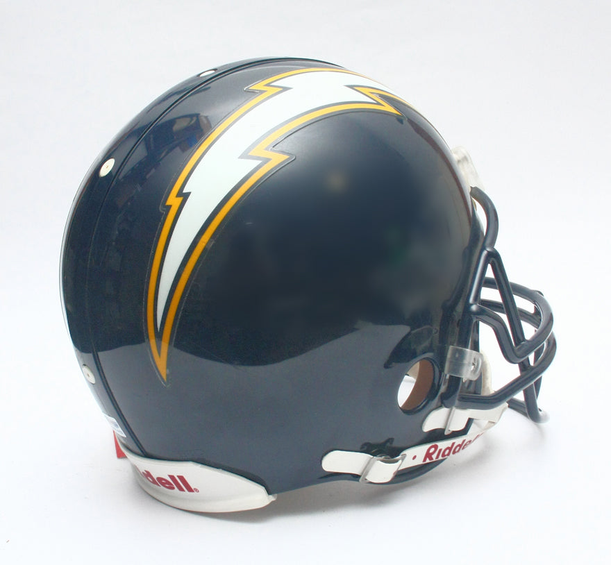Vintage NOS San Diego Chargers Signed Riddell VSR4 Pro Line Football Helmet