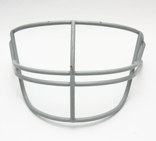 Vintage Game Used Schutt NOPO Jr. Pro Football Helmet Facemask - Grey - Youth