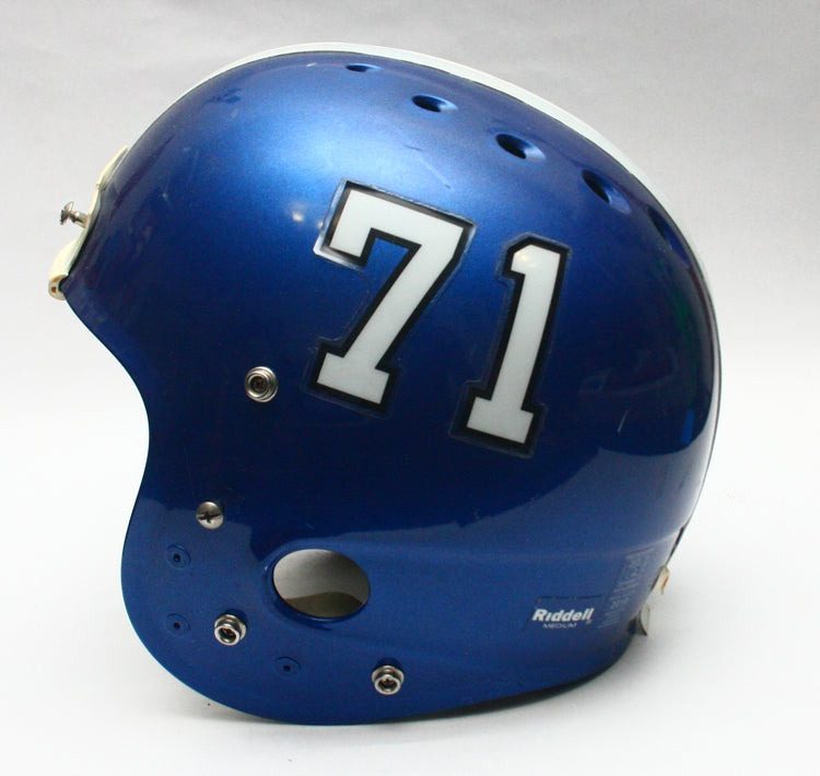 Game Used Adams Football Helmet - Size Medium