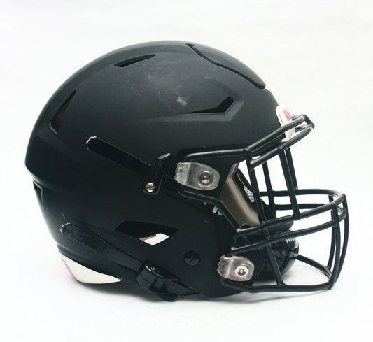 Game Used 2021 Riddell SpeedFlex Football Helmet - Adult Large - Matte Black