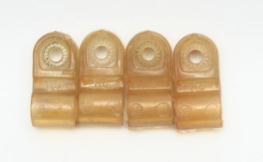Vintage Game Used 1989 Dated Football Helmet Facemask Clips 928A