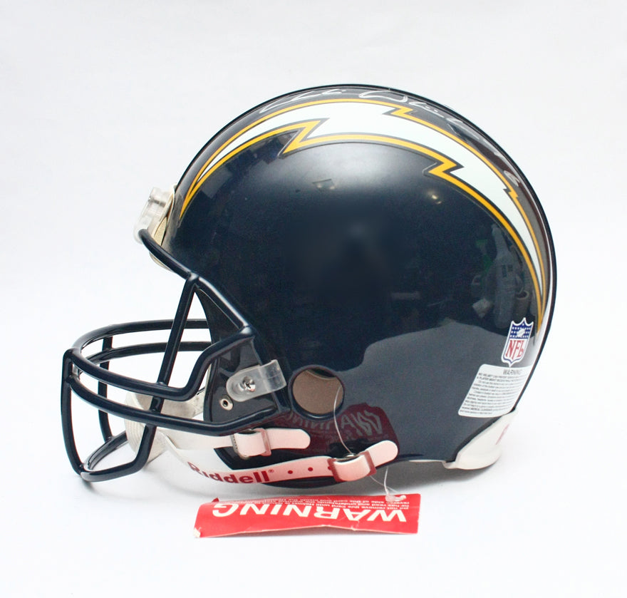 Vintage NOS San Diego Chargers Signed Riddell VSR4 Pro Line Football Helmet