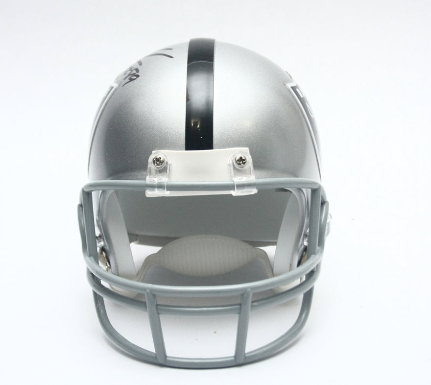 NIB Oakland LA Vegas Raiders Bryan Edwards Signed Riddell MINI Football Helmet