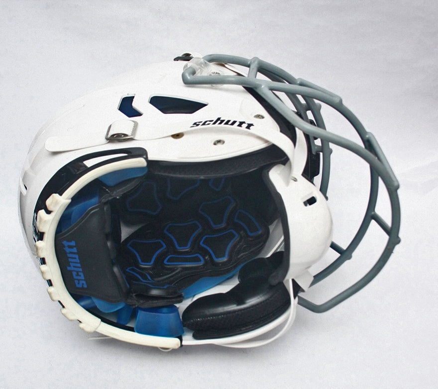 Game Used Schutt F7 Football Helmet - Medium Youth - Slightly Used
