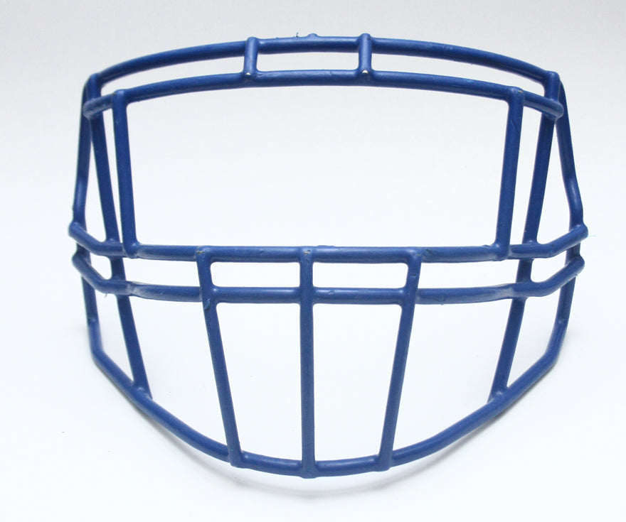 Game Used 2023 Riddell S2EG-II-HS4-1P Speed Football Helmet Facemask - Blue