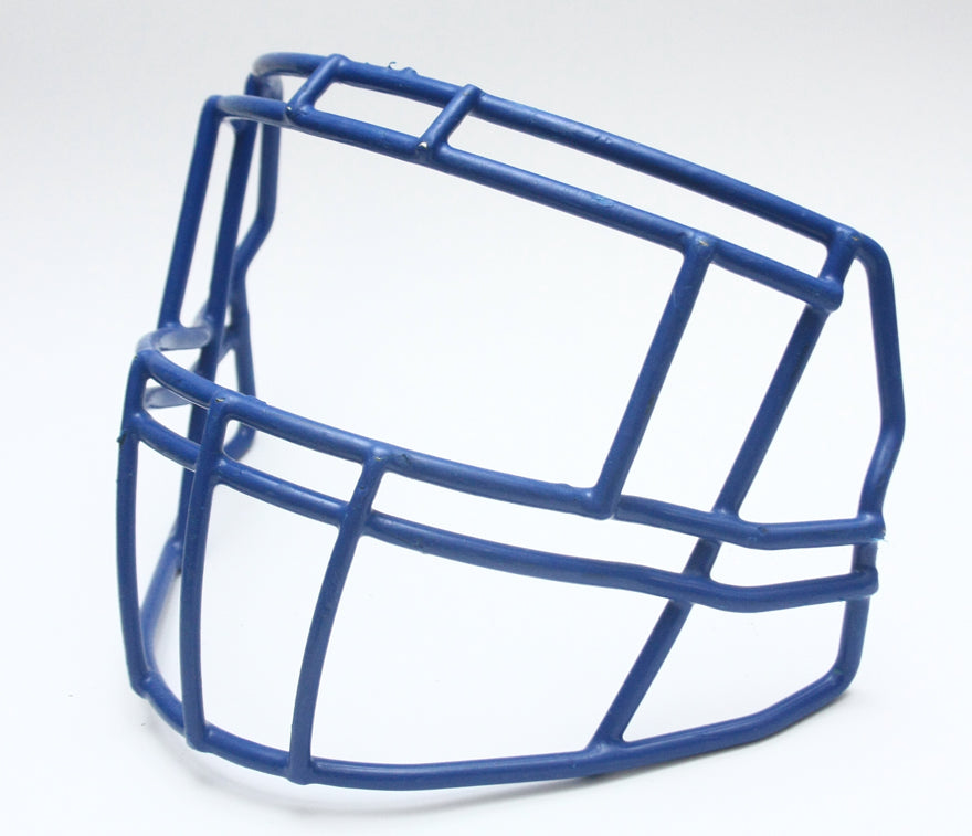 Game Used 2023 Riddell S2EG-II-HS4-1P Speed Football Helmet Facemask - Blue
