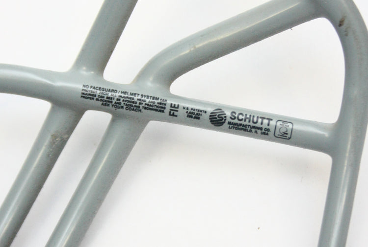 Vintage NOS 1990s Schutt NOPO Football Helmet Facemask - Grey