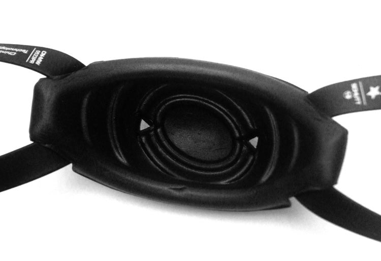 NOS SportStar Hard Cup Football Helmet Chinstrap - Black