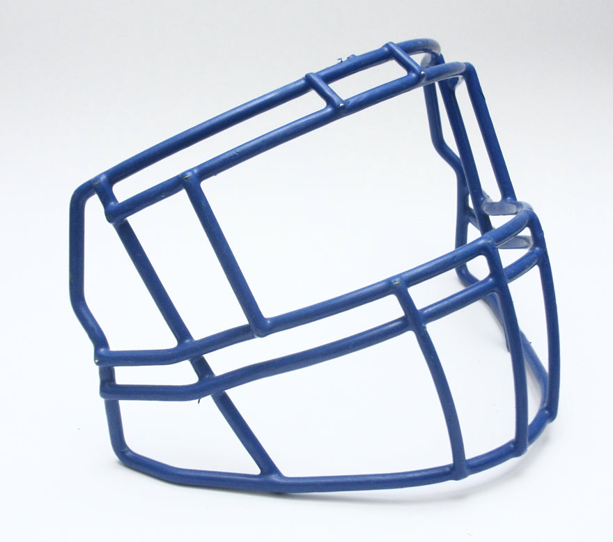 Game Used 2023 Riddell S2EG-II-HS4-1P Speed Football Helmet Facemask - Blue
