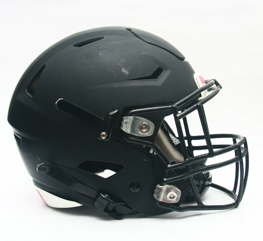Game Used 2021 Riddell SpeedFlex Football Helmet - Adult Large - Matte Black