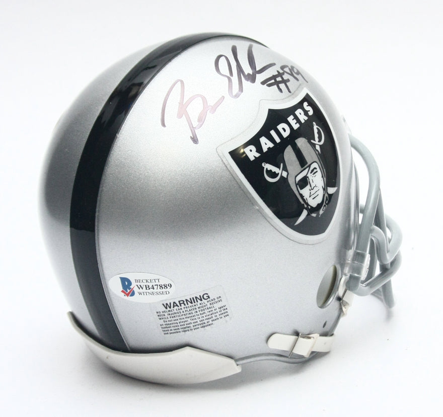 NIB Oakland LA Vegas Raiders Bryan Edwards Signed Riddell MINI Football Helmet