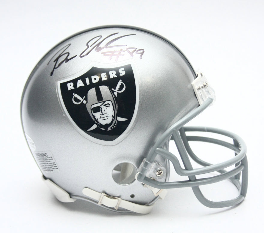 NIB Oakland LA Vegas Raiders Bryan Edwards Signed Riddell MINI Football Helmet