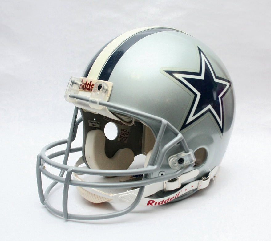 Vintage NOS Dallas Cowboys Riddell VSR2 Pro Line Large Football Helmet with Box