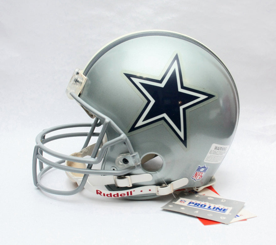 Vintage NOS Dallas Cowboys Riddell VSR2 Pro Line Large Football Helmet with Box
