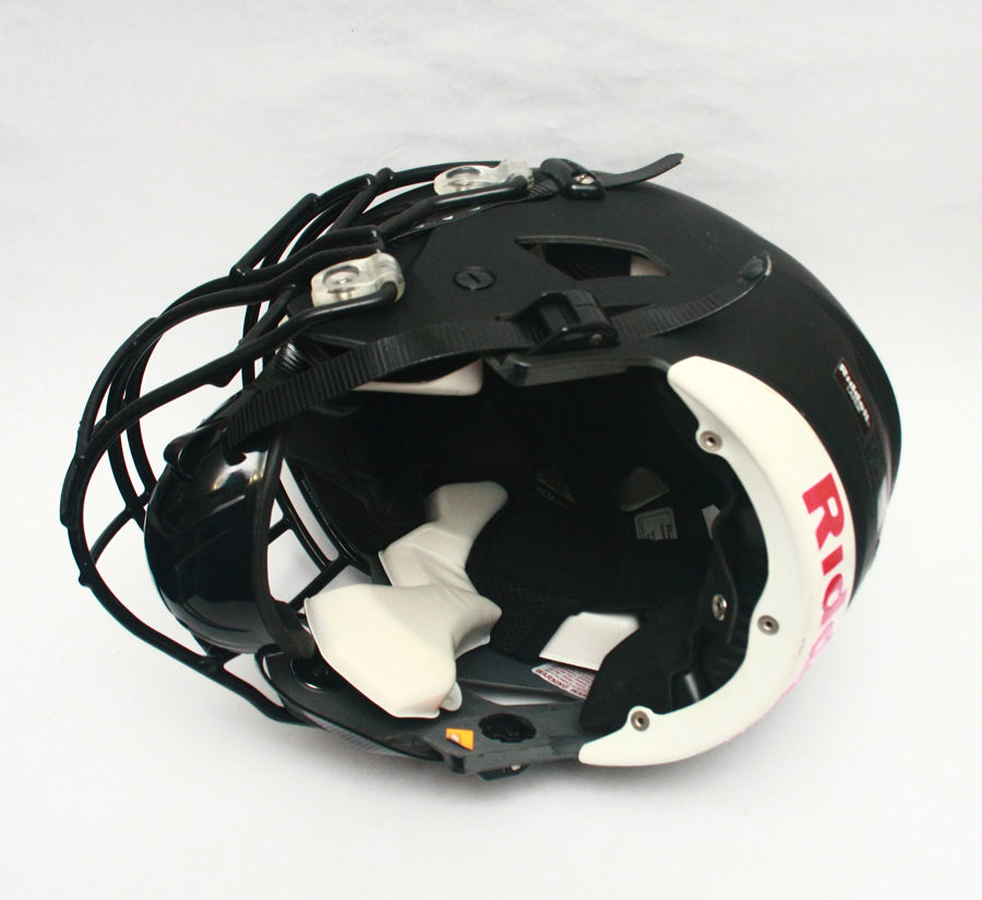 Game Used 2021 Riddell SpeedFlex Football Helmet - Adult Large - Matte Black