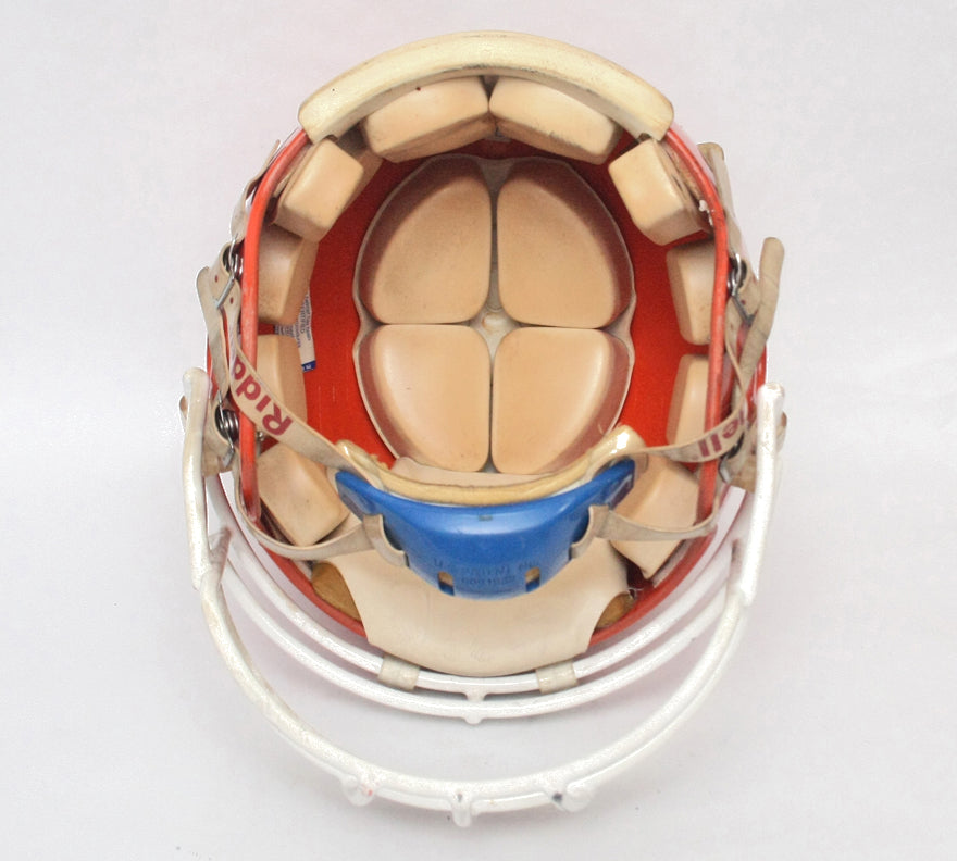 Vintage Game Used 1990s UWP Pioneers Riddell VSR4 Football Helmet - Size Large