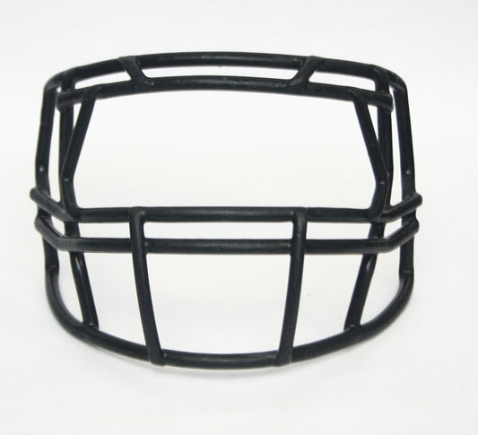 Game used Riddell S2EG-LW-V Football Helmet Facemask - Black
