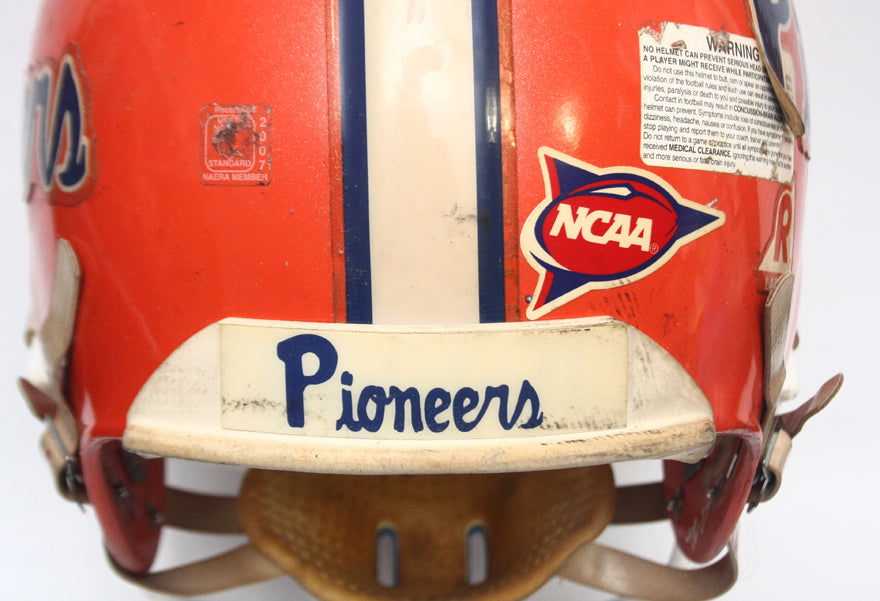 Vintage Game Used 1990s UWP Pioneers Riddell VSR4 Football Helmet - Size Large