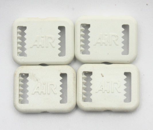 Set of 4 Vintage Game Used Schutt Po Air Football Helmet Chinstrap Buckles