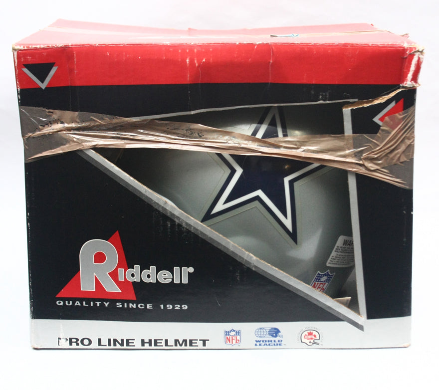 Vintage NOS Dallas Cowboys Riddell VSR2 Pro Line Large Football Helmet with Box