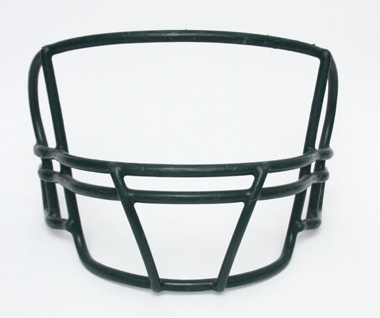 Vintage Game Used Riddell G2B Revolution Foorball Facemask - Forest Green