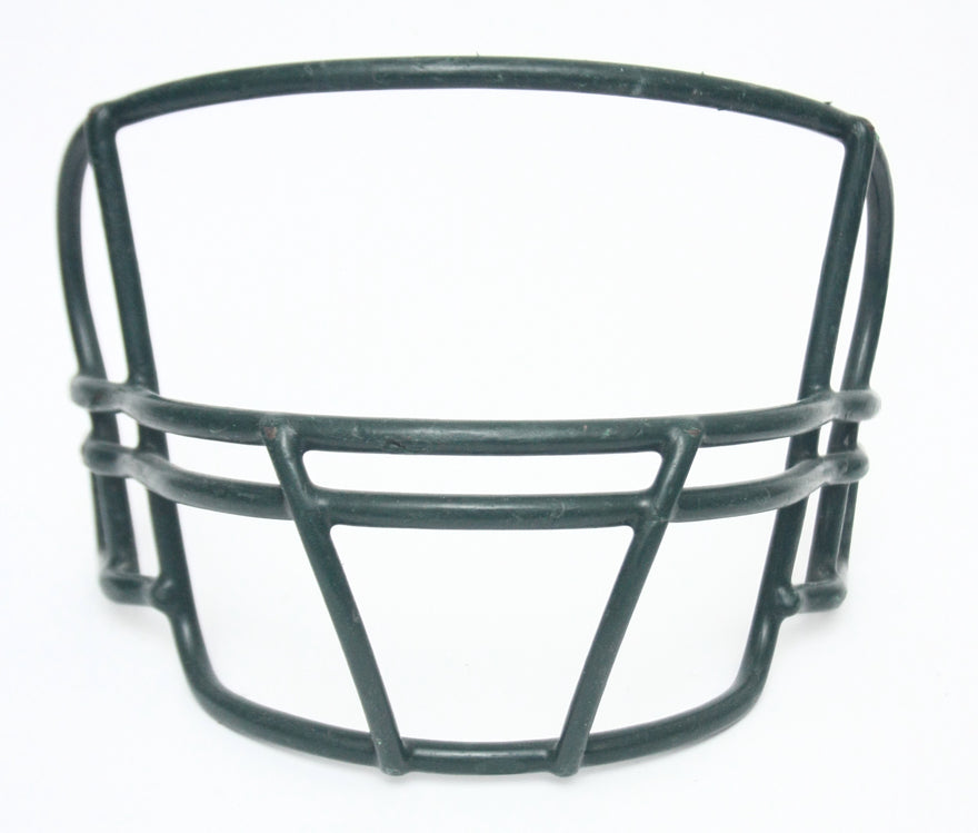 Vintage Game Used Riddell G2B Revolution Foorball Facemask - Forest Green
