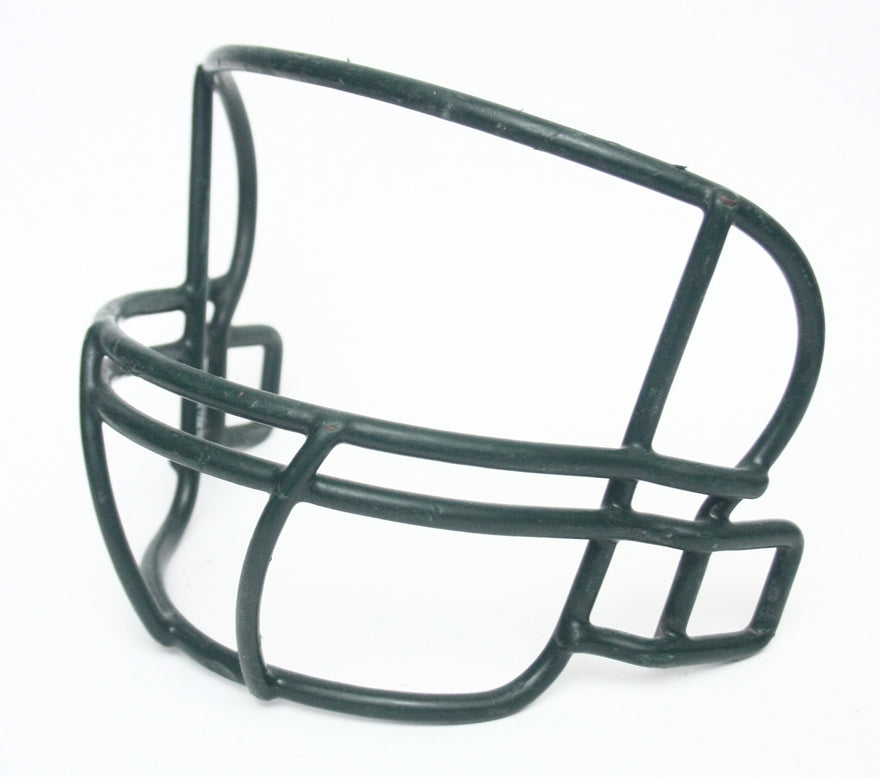 Vintage Game Used Riddell G2B Revolution Foorball Facemask - Forest Green
