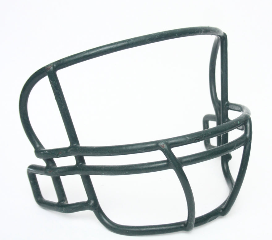 Vintage Game Used Riddell G2B Revolution Foorball Facemask - Forest Green