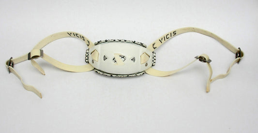 Game Used Vicis High Hook Four Point Hard Cup Football Helmet Chinstrap