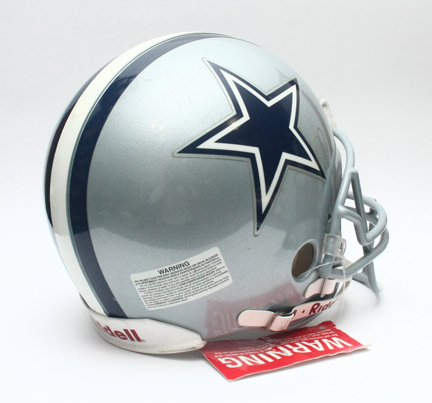 Vintage NOS Dallas Cowboys Riddell VSR4 Pro Line Large Football Helmet Signed