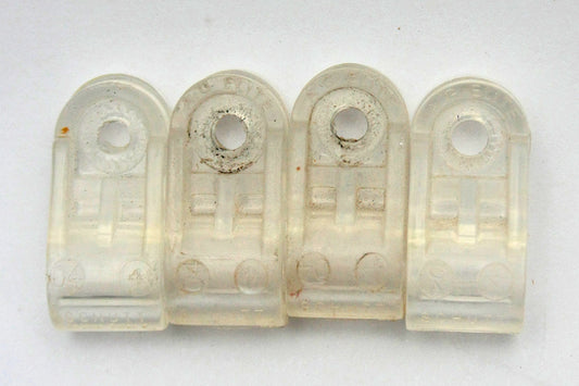 Vintage Game Used 2004 Dated Football Helmet Facemask Clips 928E