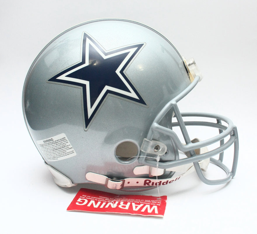 Vintage NOS Dallas Cowboys Riddell VSR4 Pro Line Large Football Helmet Signed