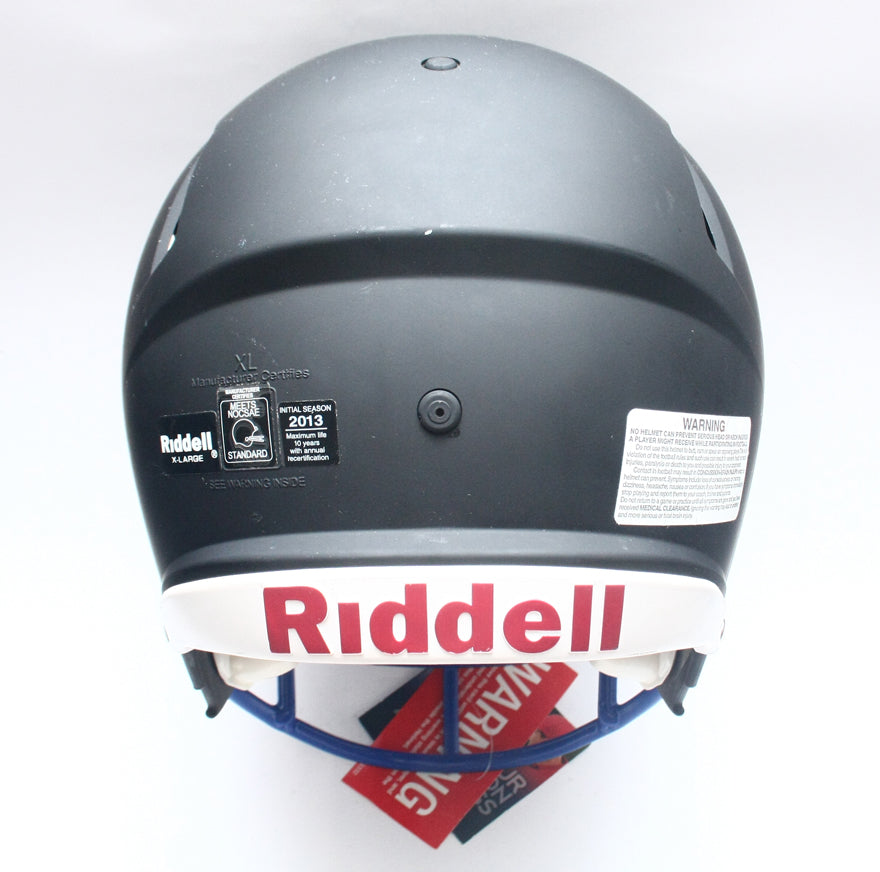 NOS 2013 Riddell Speed Classic Football Helmet - Adult Extra Large - Matte Black